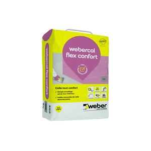 WEBER COL FLEX CONFORT GRIS 15kg ±3,5kg/m² (C2S1G)